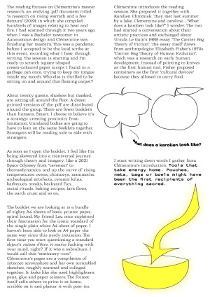 Words recorded by May Abnet - may_abnet_scribing_caveat_reading_room_rising_warmth1